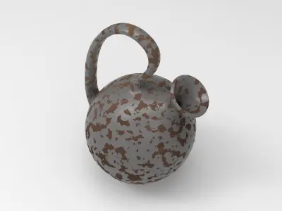 Old Year Vase Low-poly 3D model