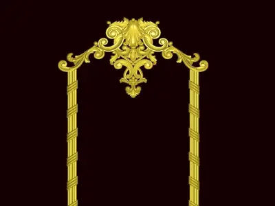 Classic decor ornament 197 3D model