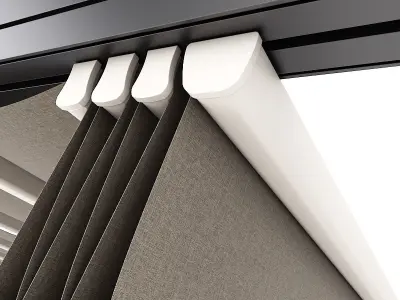 Motorized Pergola 3a 3D model