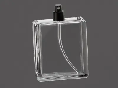 Perfume Glass Bottle Low-poly 3D model