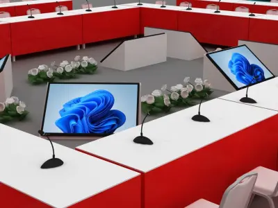 International Meeting Stage Setup 003 3D model