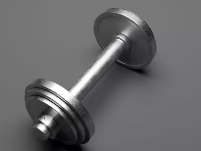  Adjustable dumbbell 3D model
