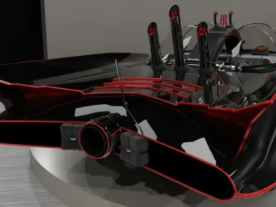 Batmobile TV series 1965 3D model