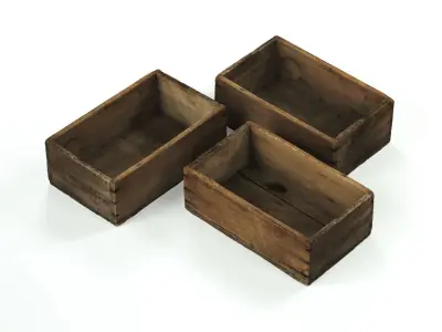 POLYPASTA - Wooden Box 01 3D model