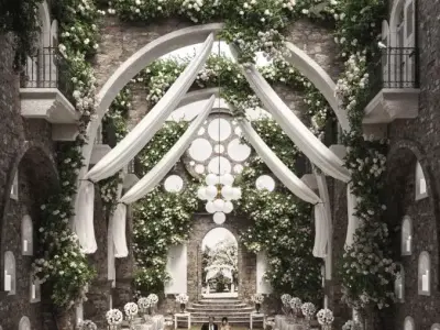 Exterior Castle Wedding 3D model