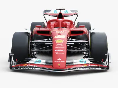F1 Ferrari SF24 2024 Update 3D model
