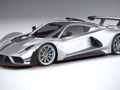 Hennessey Venom F5 Revolution Coupe 2023 3D model
