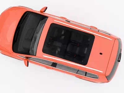 Volkswagen Cross Touran L 280 TSI 2021 Low-poly 3D model