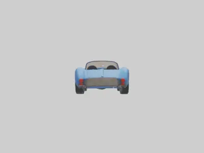 Kit Car Model 1 Low-poly 3D model
