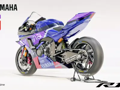 Yamaha R1-M Prima Pramac Racing MotoGP Livery 3D model