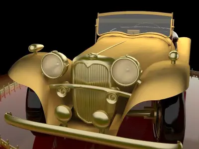 Antique car 3D model buy