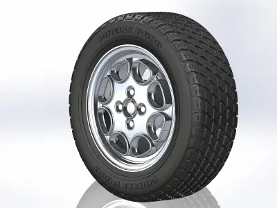 Custom wheels BBS Seral for your scale model 3D print model