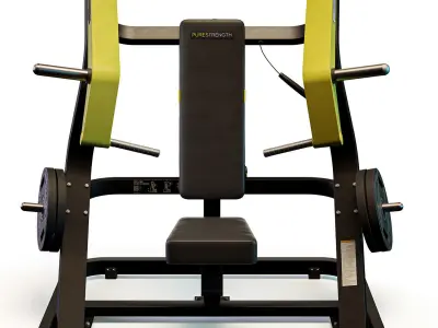 Pure Incline Chest Press 3D model