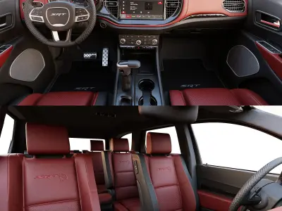 AVE DODGE DURANGO SRT HELLCAT 2021 PBR UNREAL ENGINE Low-poly 3D model