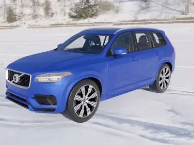 Volvo XC90 T8 2017 3D model