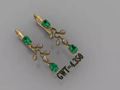 FASION EARING 3D model purchase