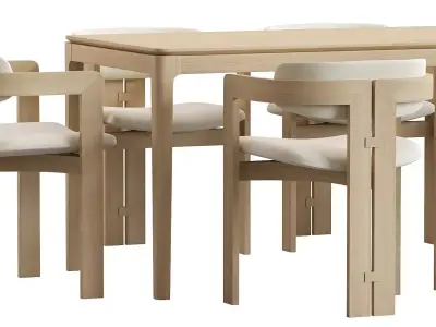 Gallotti Radice 0414 10th Anniversary and Milford table 3D model