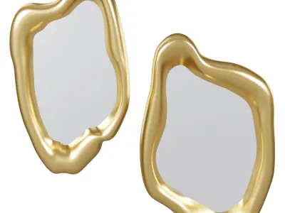 Wall Mirror Hologram by Kare Design 3D model