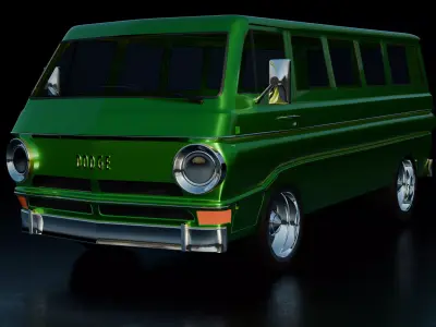 Dodge A108 3D Model 3D model