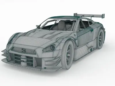 Nissan gtr r35 nismo edition 2017 3D model