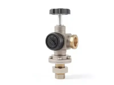 Industrial Valve Model Pack for Plumbing Systems Low-poly 3D model
