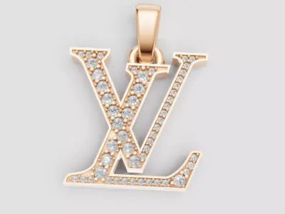 Pendant louis vuitton 3D print model