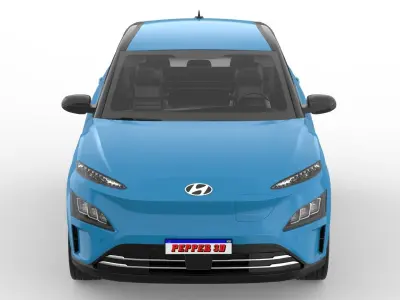 Hyundai Kona EV 2022 3D model