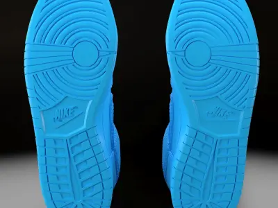 Nike Dunk High 3D print model