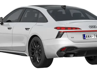 Audi A6 Sedan s-line 2026 3D model