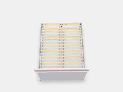 IDANAS Upholstered bed frame 2 Low-poly 3D model