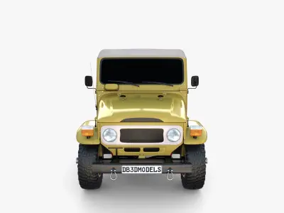 Generic 4x4 car v2 3D model