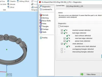 Jewelry ring 002 3D print model Free 3D print model