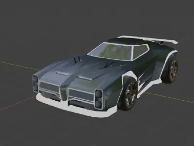 Dominus car from rocket league 3d model 3D model