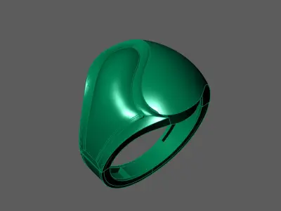 Plain Ring Women Ready STL 3DM Models Womens Rings 3D models 3D print model 64