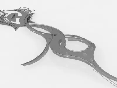 0045 - Organic Marina Pathway 3D model