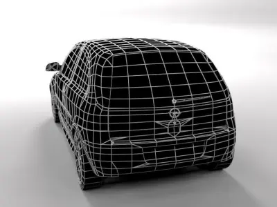 OPEL CORSA C 3D LOWPOLY Low-poly 3D model