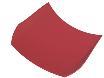 Plastic Exquisite Car Bonnet Toy 3D model