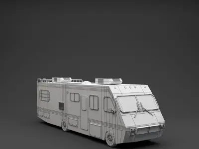 Breaking Bad  Fletwood Rv 1986 3D model