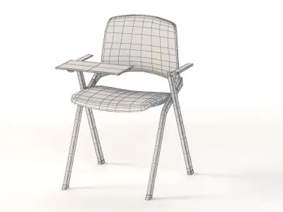 LAKENDO SOFT Stackable training chair by Diemmebi 3D model