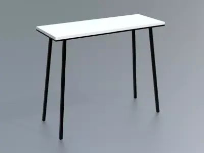 Furniture Console Tables Minimalist Low-poly 3D model