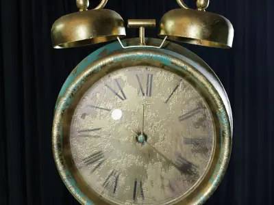 Old Vintage Clock 3D model