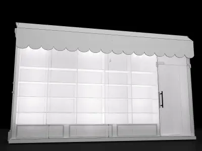 Model shop Store market sweet Biscuits and cookies selling a268  3D model