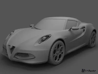 Alfa Romeo 4C Concept 2011 3D model