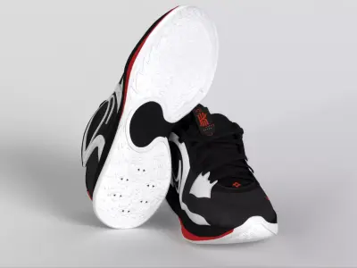 Nike Kyrie Low 5 Dominoes DJ6012-001  Jordan 1 Low-poly 3D model