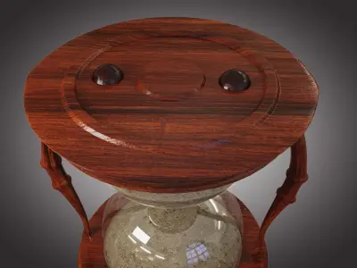 Hourglass Low-poly 3D model