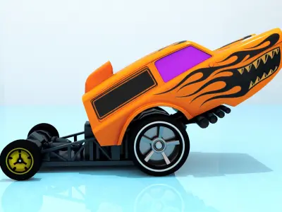 Sports car  hot wheel  3D model