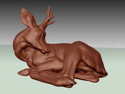 Deer animal 3D print model