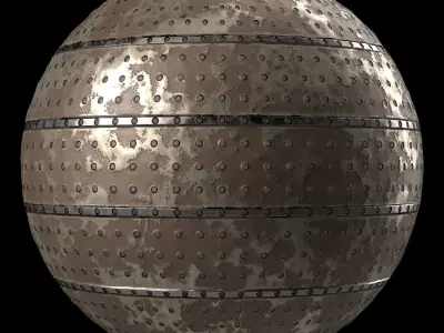 Metal Materials 62- Metal panels By Painting - Pbr 4k Seamless Texture