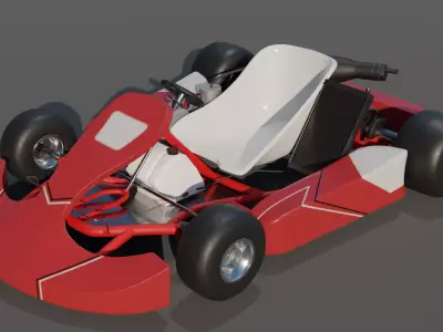 Kart 125cc 3D model