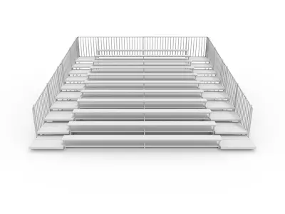 Bleachers 4 3D model